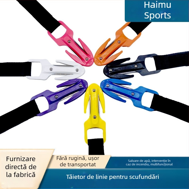 Cuțit de siguranță pentru scufundări, din ABS, cu opțiune etichetă privată, rezistent la rugină