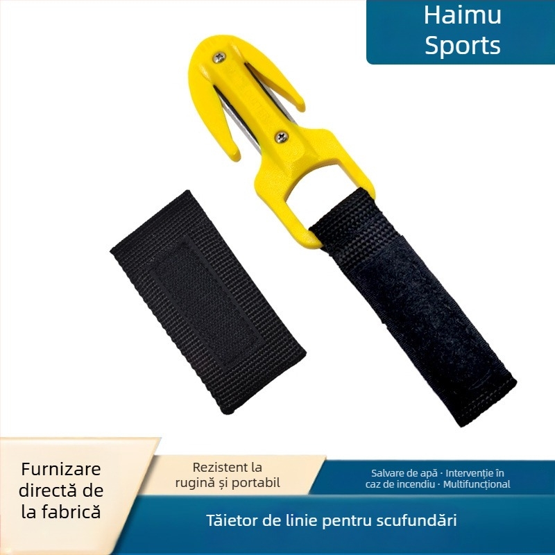 Cuțit de siguranță pentru scufundări, din ABS, cu opțiune etichetă privată, rezistent la rugină
