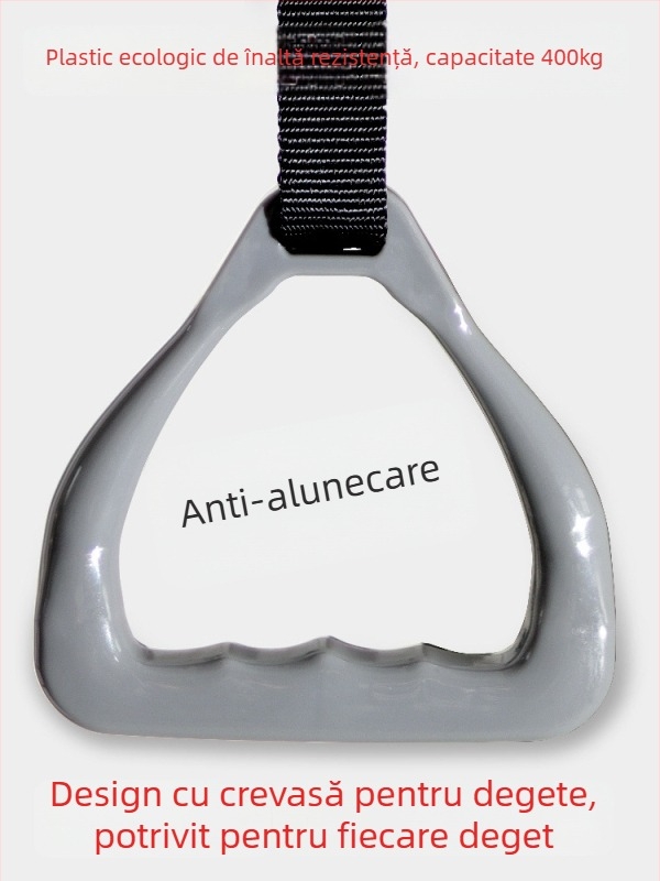 Inel de ridicare cu corp din rășină, inel din plastic compozit de înaltă rezistență, șnur din sârmă de înaltă rezistență, mâner din PP — interior/exterior, Tip D