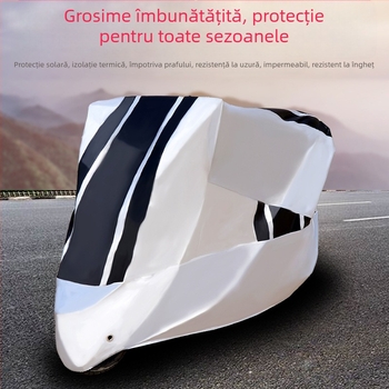 Acoperire pentru vehicul electric – acoperire completă, îngroșată, rezistentă la ploaie, impermeabilă, protecție UV