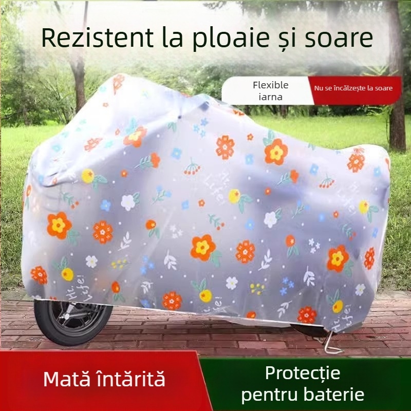 Acoperire pentru vehicule electrice pentru protecție împotriva ploilor și a soarelui, design simplu
