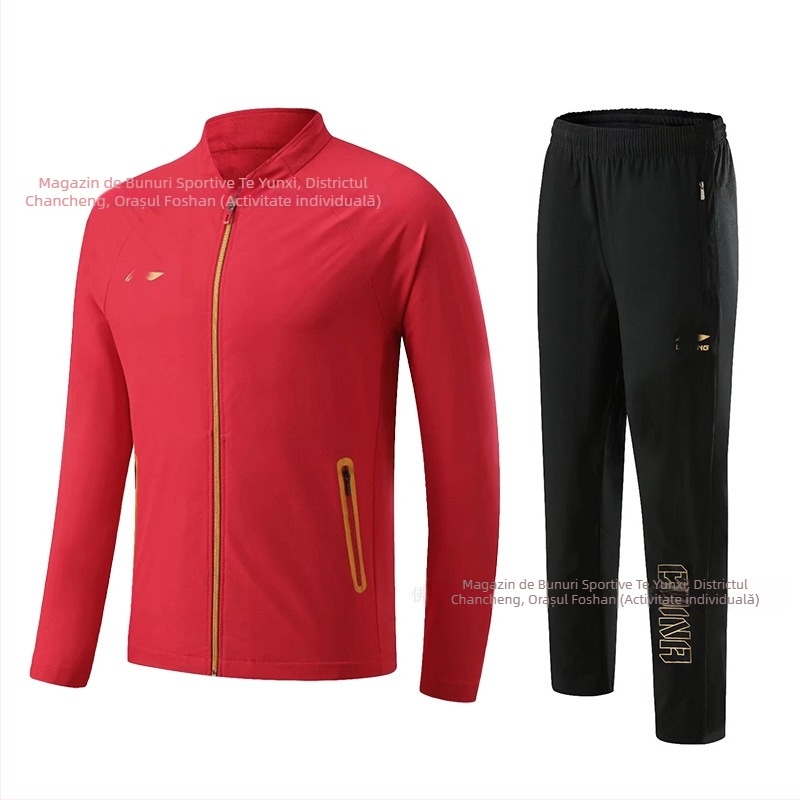 Geacă de tenis de masă, unisex, pentru adulți și copii, iarnă-primăvară-toamnă, poliester 95–100% (căptușeală poliester 95–100%)