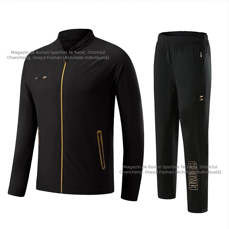 Geacă de tenis de masă, unisex, pentru adulți și copii, iarnă-primăvară-toamnă, poliester 95–100% (căptușeală poliester 95–100%)