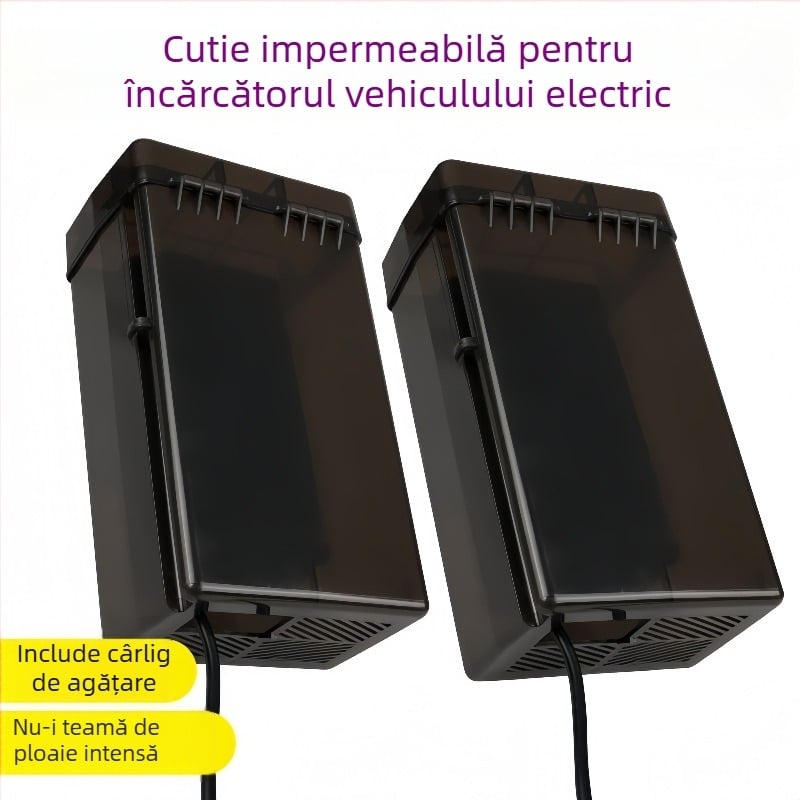Protecție pentru încărcătorul de vehicul electric — impermeabil universal, pentru încărcare în exterior, stil simplu (impermeabil; universal; încărcare în exterior)