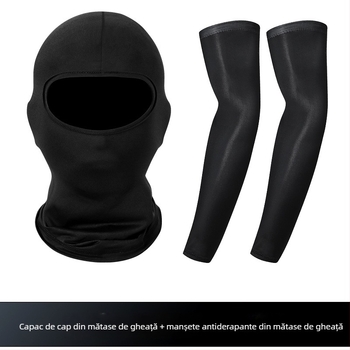 Manșetă UV din Ice Silk pentru unisex – Protecție pentru braț în activități în aer liber, drumeții și pescuit