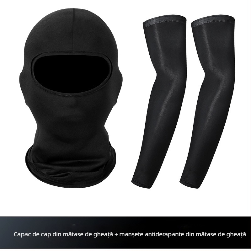 Manșetă UV din Ice Silk pentru unisex – Protecție pentru braț în activități în aer liber, drumeții și pescuit