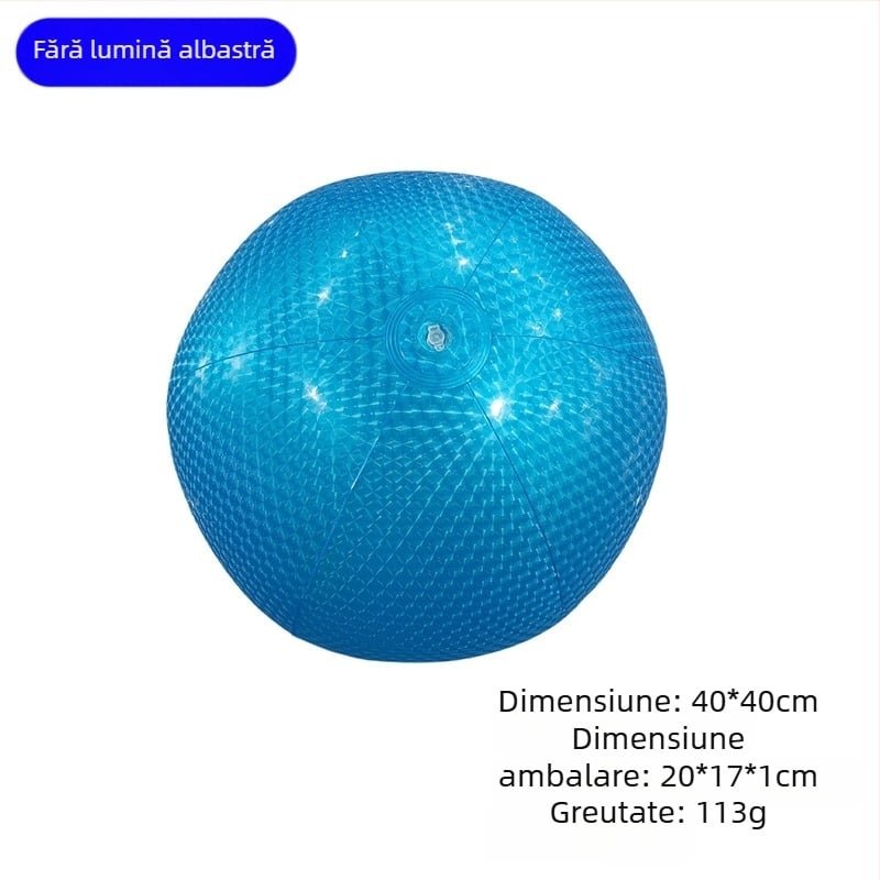 Public Industry hamac gonflabil pentru apă din PVC ecologic, cu LED-uri, pliabil