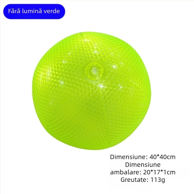 Public Industry hamac gonflabil pentru apă din PVC ecologic, cu LED-uri, pliabil