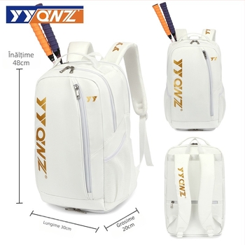 Rucsac badminton și tenis - Pânză din piele, Material impermeabil, Logo tipărit, Brand: Yyqwz / Eucalyptus King, Pentru adulți