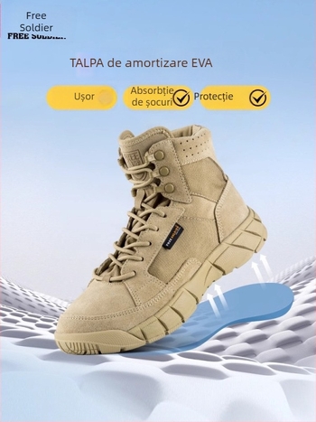 Pantofi de drumeție Free Soldier pentru bărbați, toamnă-iarna, poliester