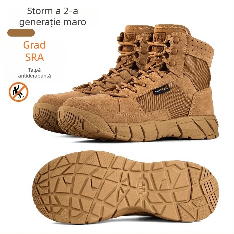 Pantofi de drumeție Free Soldier pentru bărbați, toamnă-iarna, poliester