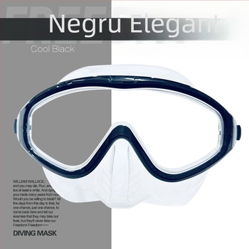 Mască pentru scufundări libere, cadru mare, anti-fog, volum redus; material: silicon lichid; marcă: OTHER; fără mărci private licențiate