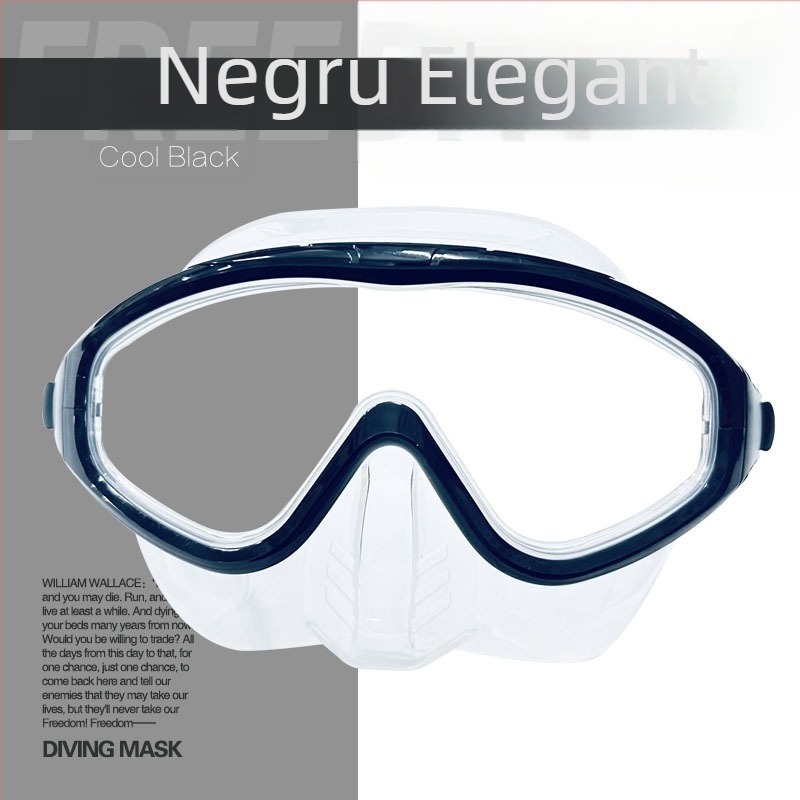 Mască pentru scufundări libere, cadru mare, anti-fog, volum redus; material: silicon lichid; marcă: OTHER; fără mărci private licențiate