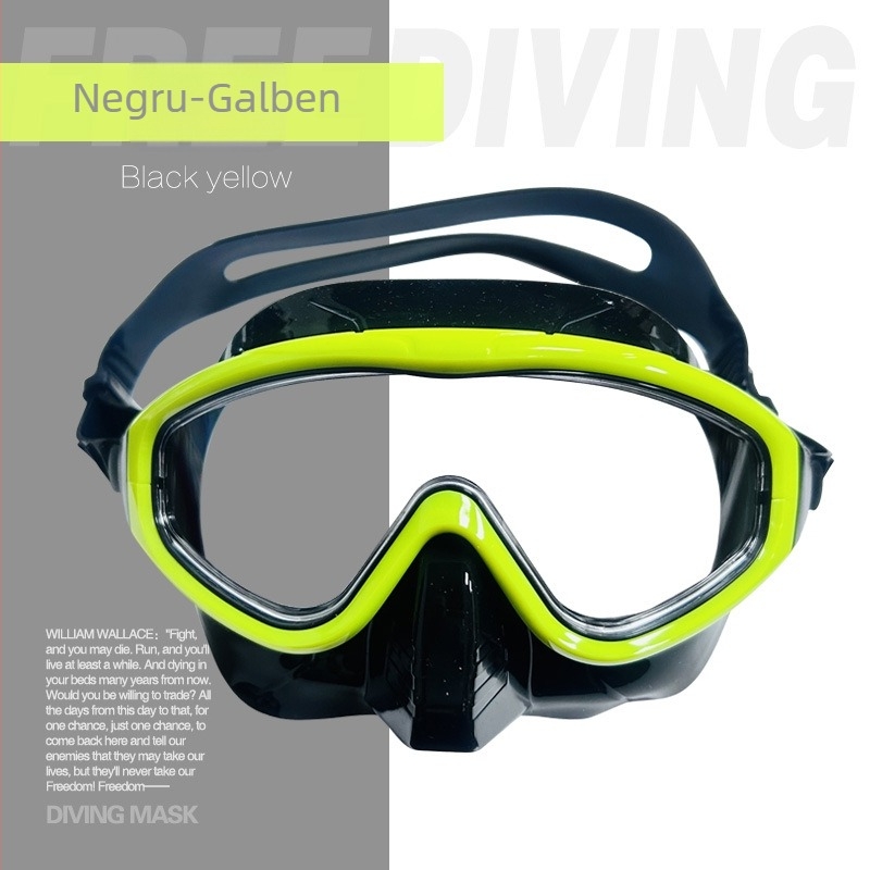 Mască pentru scufundări libere, cadru mare, anti-fog, volum redus; material: silicon lichid; marcă: OTHER; fără mărci private licențiate