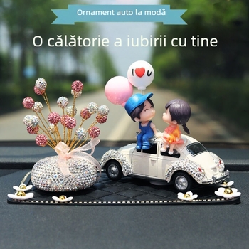 Ornament pentru interiorul mașinii – Stil zeiță, Difuzor aromaterapeutic de lux, aliaj, Stil desen animat, Binecuvântare
