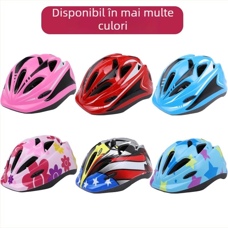 Casca pentru bicicletă și patinaj pentru copii - reglabilă, respirabilă, PVC+EPS, Zhenku