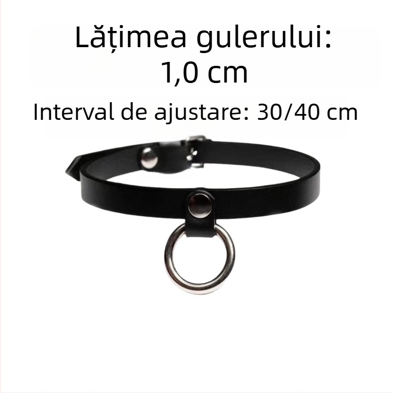 Colier choker metalic în stil european-american, pentru femei, lanț clavicular, lungime 31-40 cm, greutate 30 g