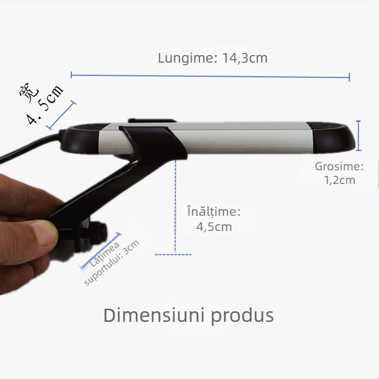 Lampa pentru acvariu cu spectru complet, USB clip-on, pentru plante acvatice, Betta și coral, 5W ABS