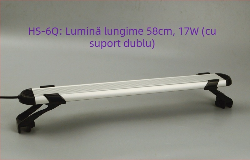 Lampa pentru acvariu cu spectru complet, USB clip-on, pentru plante acvatice, Betta și coral, 5W ABS