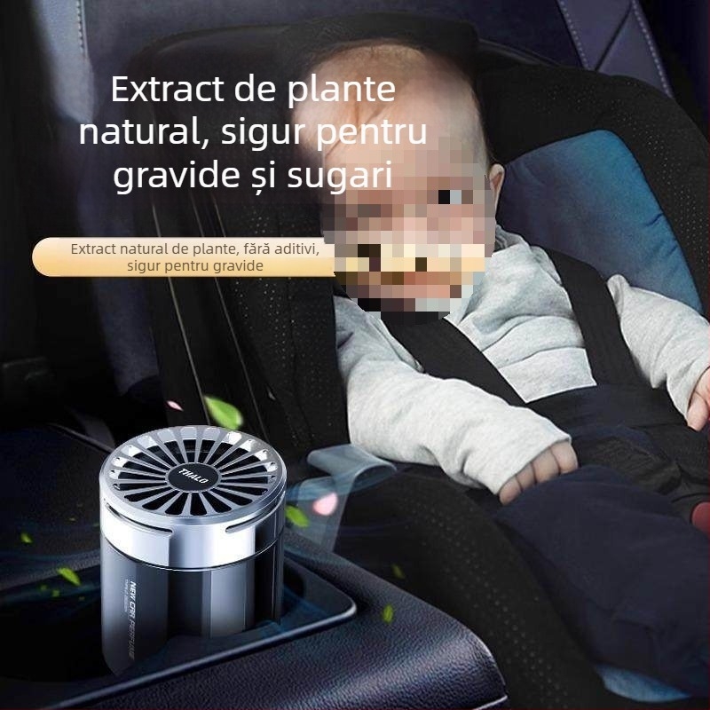 Aromatizor auto integrat - aromă solidă, Musk Chypre, 100-200 ml, 61-90 zile, purificare cu ioni negativ