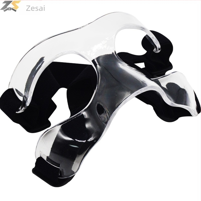 Mască de protecție facială pentru baschet, policarbonat, model universal, personalizare disponibilă, imprimare logo