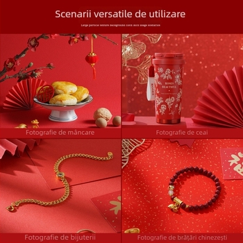 Light and Shadow Stars fundal din pânză pentru fotografia de produs — Temă Anul Nou, pânză nețesută