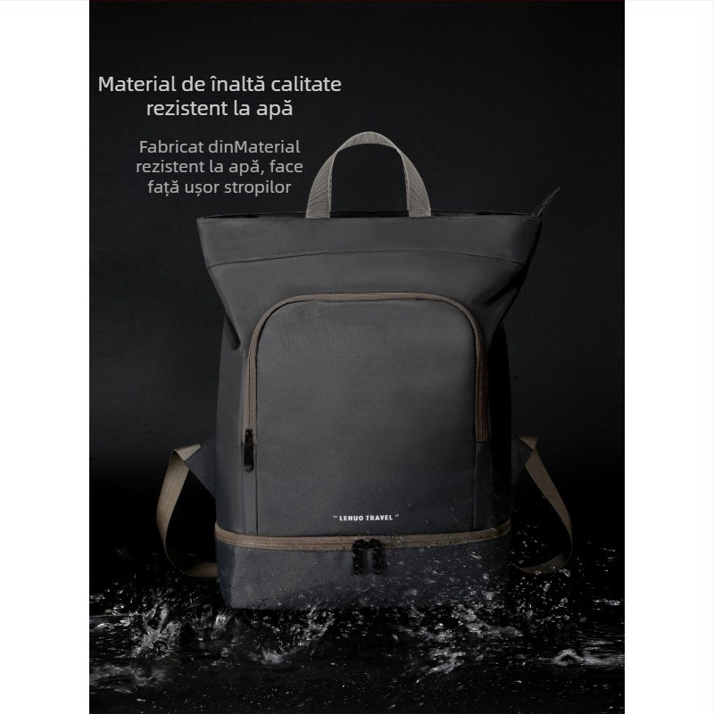 Rucsac impermeabil pentru sporturi acvatice (Material: PU; Căptușeală: poliester; Funcții: impermeabil, respirabil, separare uscat–udat)