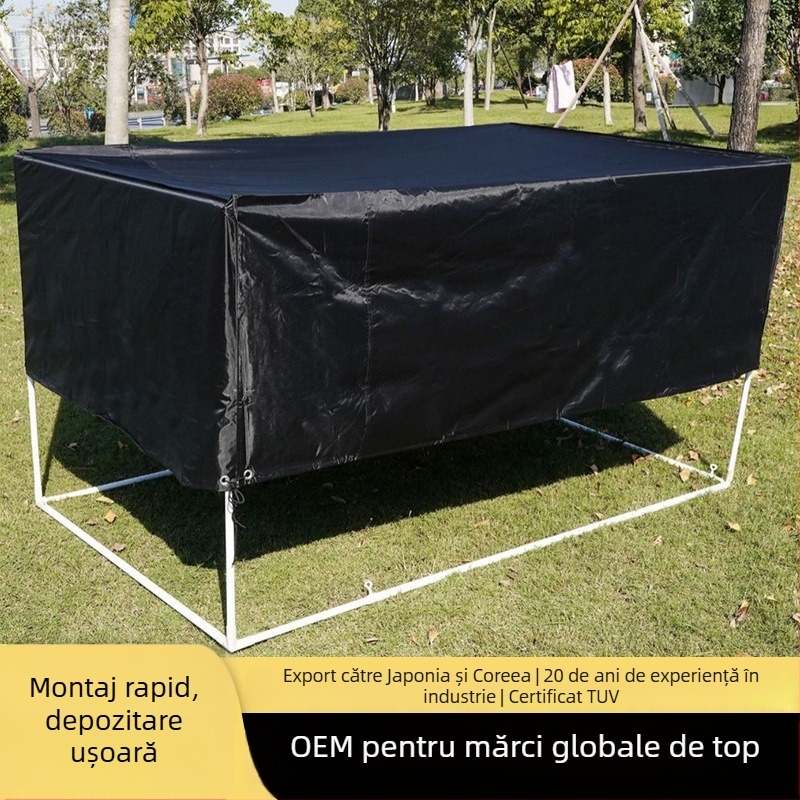 Husă de protecție pentru masă și scaune de grădină din țesătură Oxford, impermeabilă și protecție UV, pentru exterior