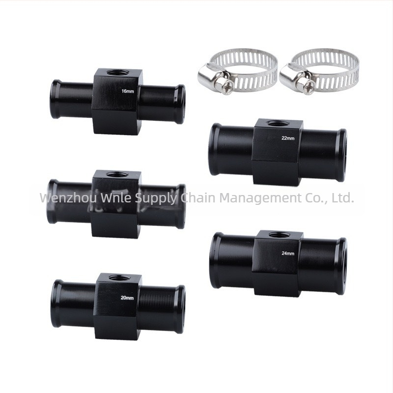 Senzor auto cu trei căi — conector pentru temperatura apei/ulei, TSA100, aliaj de aluminiu, utilizare universală