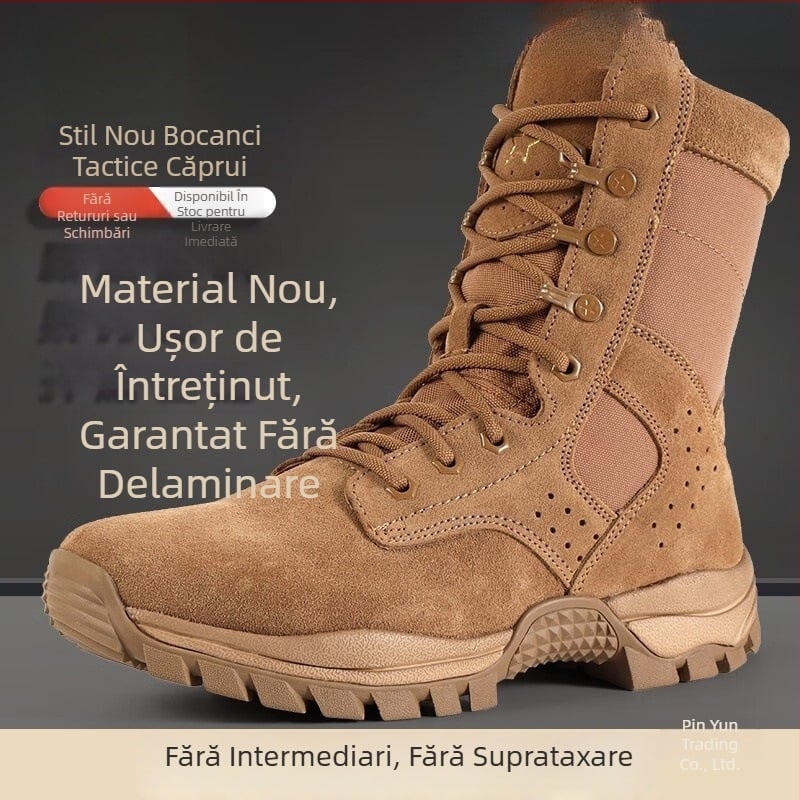 Ghete tactice înalte pentru exterior – Nylon, Unisex, Adulți (Brand PINYUN; Material: Nylon; Grupă de vârstă: Adulți; Utilizări: alergare, ciclism, antrenament)