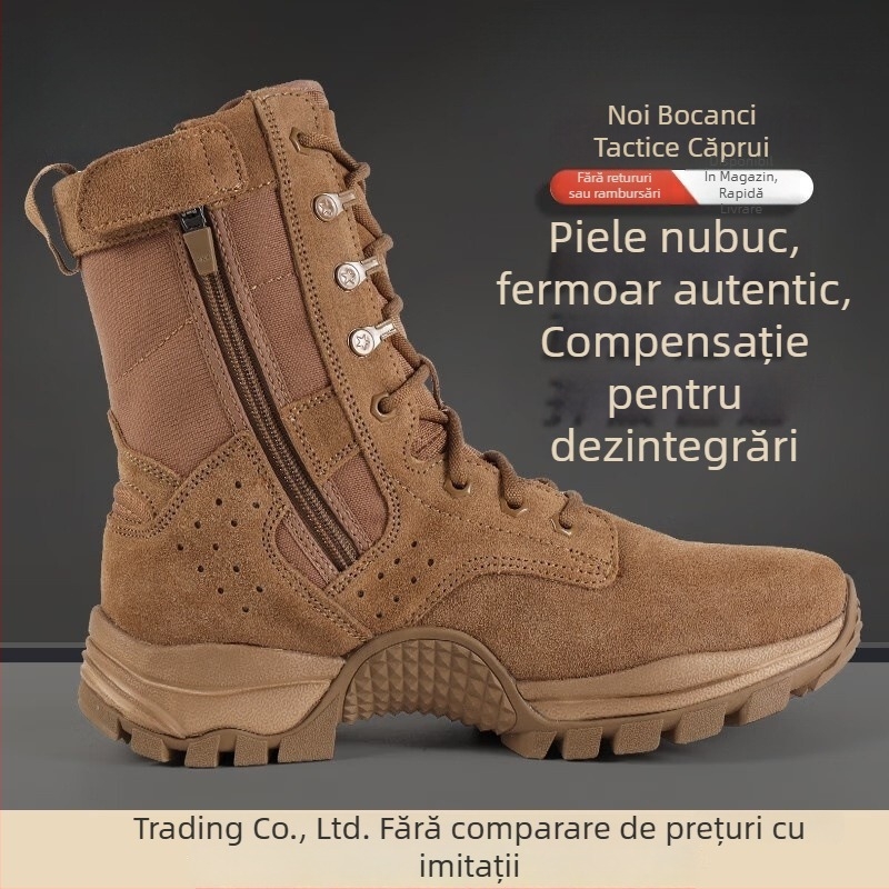 Ghete tactice înalte pentru exterior – Nylon, Unisex, Adulți (Brand PINYUN; Material: Nylon; Grupă de vârstă: Adulți; Utilizări: alergare, ciclism, antrenament)
