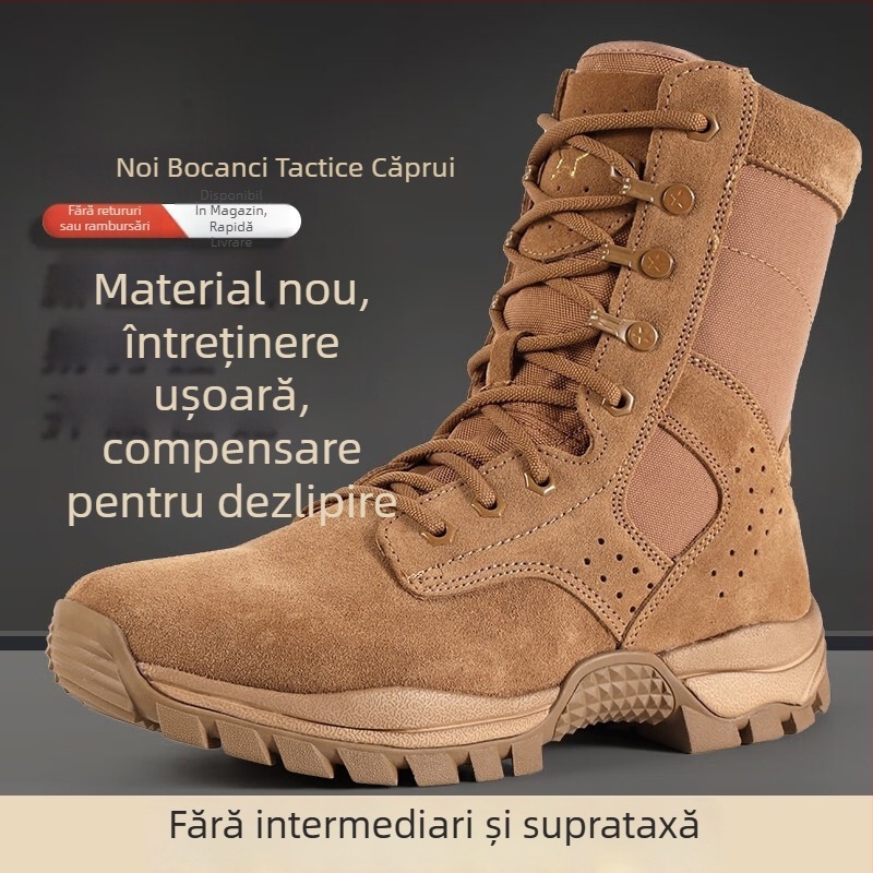 Ghete tactice înalte pentru exterior – Nylon, Unisex, Adulți (Brand PINYUN; Material: Nylon; Grupă de vârstă: Adulți; Utilizări: alergare, ciclism, antrenament)