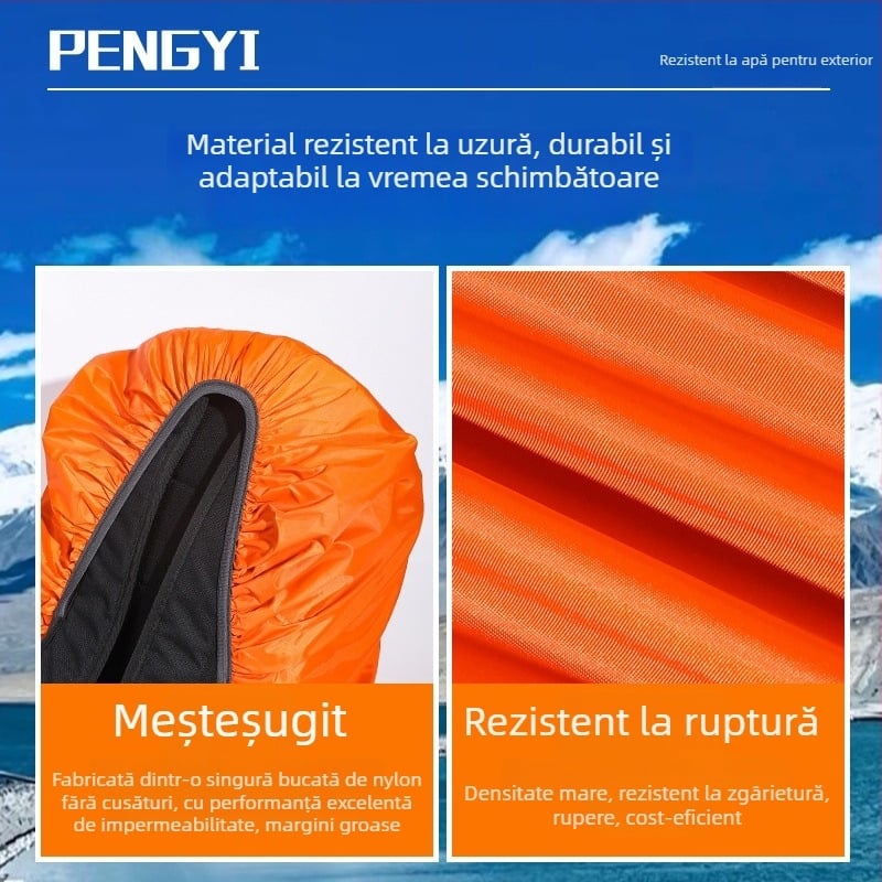 Husă de ploaie pentru rucsac exterior — Cod produs: D2323; Material: Altul; Capacitate: Altă; Categoria: Alte accesorii pentru rucsac