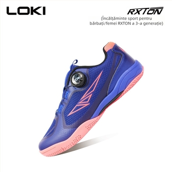 LOKI Thor Pantofi pentru tenis de masă - Unisex, Adulți, Talpă din cauciuc, Rezistenți la uzură, Antiderapante, Respirabili, Generația a treia