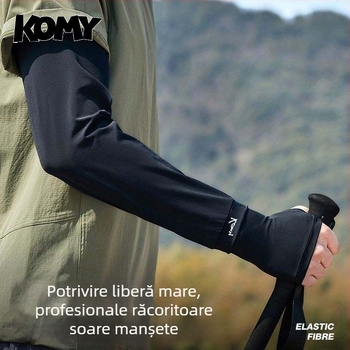 Arm Sleeves pentru exterior – Protecție UV, Uscare rapidă, Nailon, Unisex, Adulți