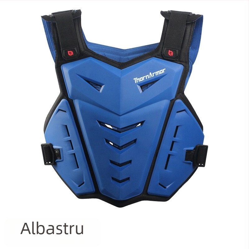 Vestă de protecție pentru motocicletă off-road – armură cu carcasă PE și burete de șoc, respirabilă, potrivită pentru cross-country, schi și role