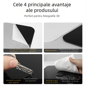 Xinghan placă de fundal acrilică cu oglindă pentru fotografia produselor