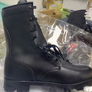 Bocanci tactici – Full Leather Alang High-Top; Piele; Adulți; Bărbați; pentru alergare, ciclism, drumeții și camping.