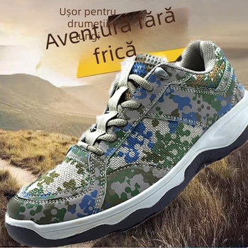 Pantofi de alergare unisex, plasă pentru adulți, încălțăminte de antrenament outdoor în stil militar, cod 9007