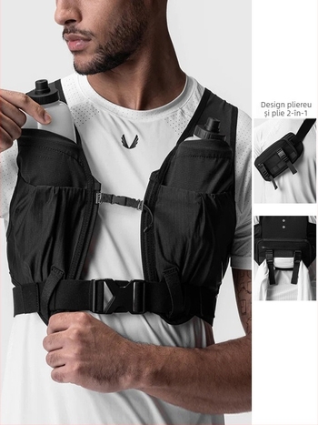 Vestă tactic, fibră chimică, uscare rapidă, respirabilă, rezistentă la vânt