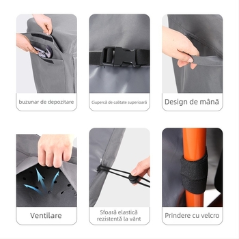 Acoperire pentru generator, țesătură 600D Oxford, Desert Maple