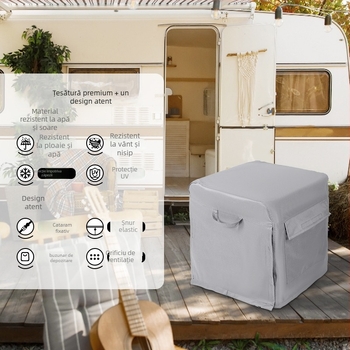 Acoperire pentru generator, țesătură 600D Oxford, Desert Maple