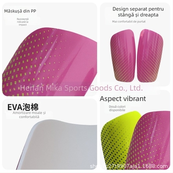Placă de protecție pentru picior pentru fotbal, din plastic, model MK-885-3, personalizabil, potrivit pentru fotbal, baschet și volei