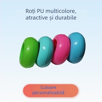 Roată PU cu un singur ax pentru patine cu rotile — utilizare universală