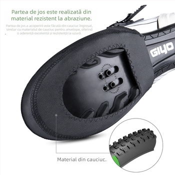 Huse pentru pantofi de ciclism MTB – rezistente la vânt, calde, ușor de îndepărtat, cu încuidere automată și design îngroșat