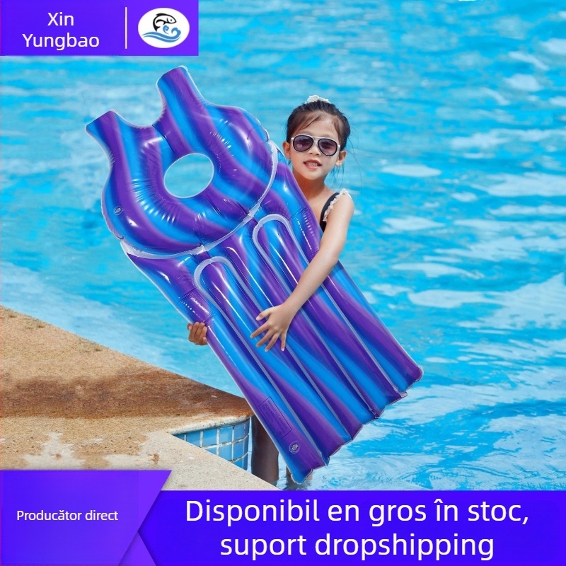 Jucărie de apă gonflabilă din PVC pentru surfing și relaxare în piscină (Material: PVC ecologic; Brand: Niciun; Branduri private autorizate: Nu; Categoria produsului: Altul)