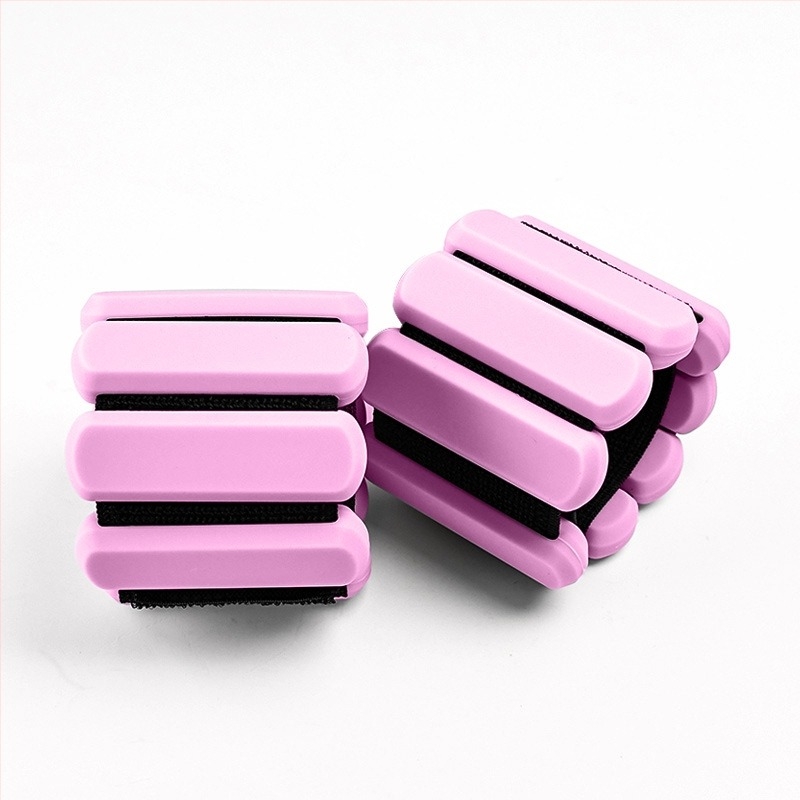 Brățară de greutate din silicon detașabilă, 2 lb, unisex, pentru fitness – formă dreptunghiulară