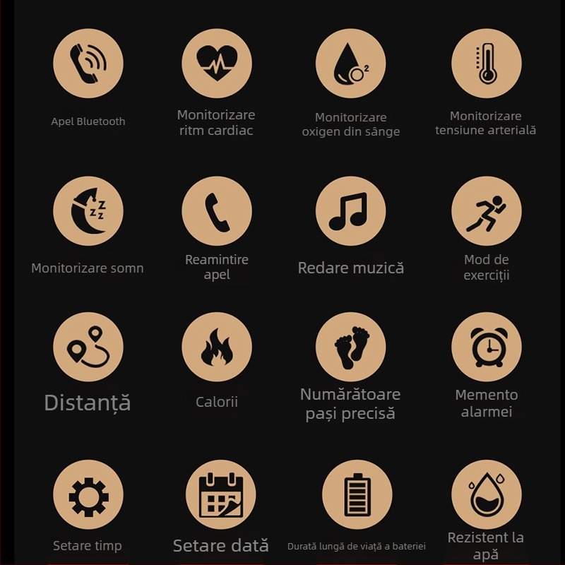 K13 ceas inteligent 2-in-1 și headset Bluetooth, ritm cardiac, tensiune arterială, oxigen în sânge, pedometru