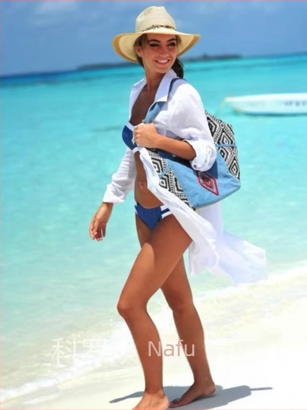 Bluza de plajă pentru acoperirea costumului de baie, croială lejeră, poliester, lungime medie, mâneci lungi, UPF30+ protecție solară