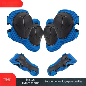 Echipament protector pentru copii pentru role – Set din șase piese, protecție pentru încheieturi, cap, coate și genunchi
